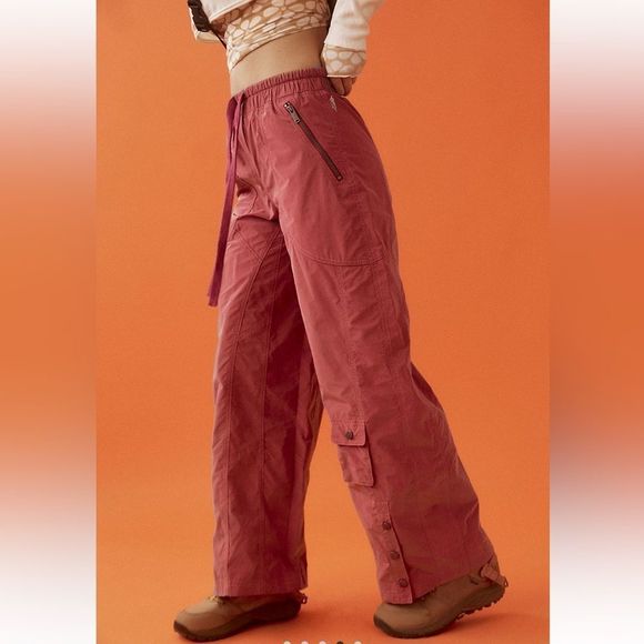 Free People stadium pants in henna M NWT - Picture 5 of 6